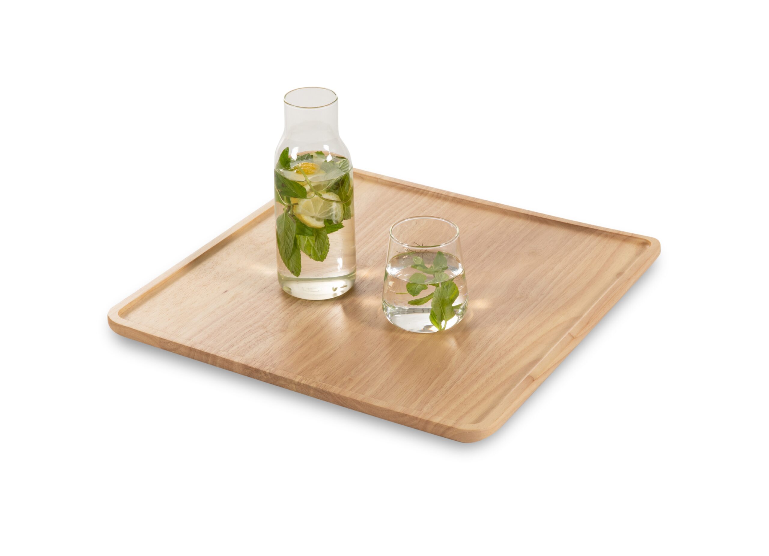 מגש מרובע מעץ