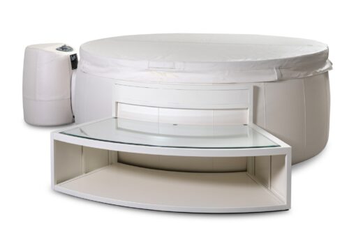 סקשן אלומיניום שולחן לבן